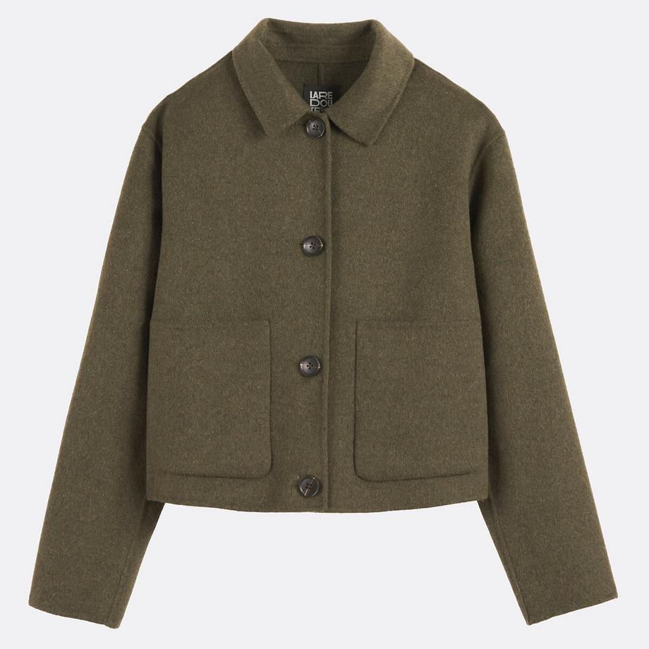 La Redoute Collections Manteau court fermeture boutonnée  
