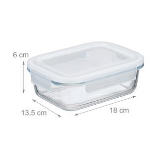 Northix Barattoli di vetro con coperchio in un set  