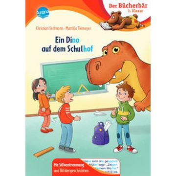 Ein Dino auf dem Schulhof