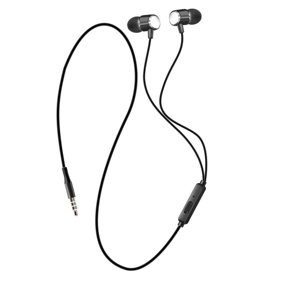 Avizar  Écouteurs Jack 3.5mm Micro Noir, LinQ 