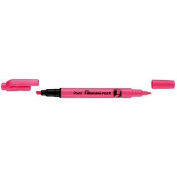 Pentel Illumina Flex Marker 1 Stück(e) Meißel/feine Spitze Pink