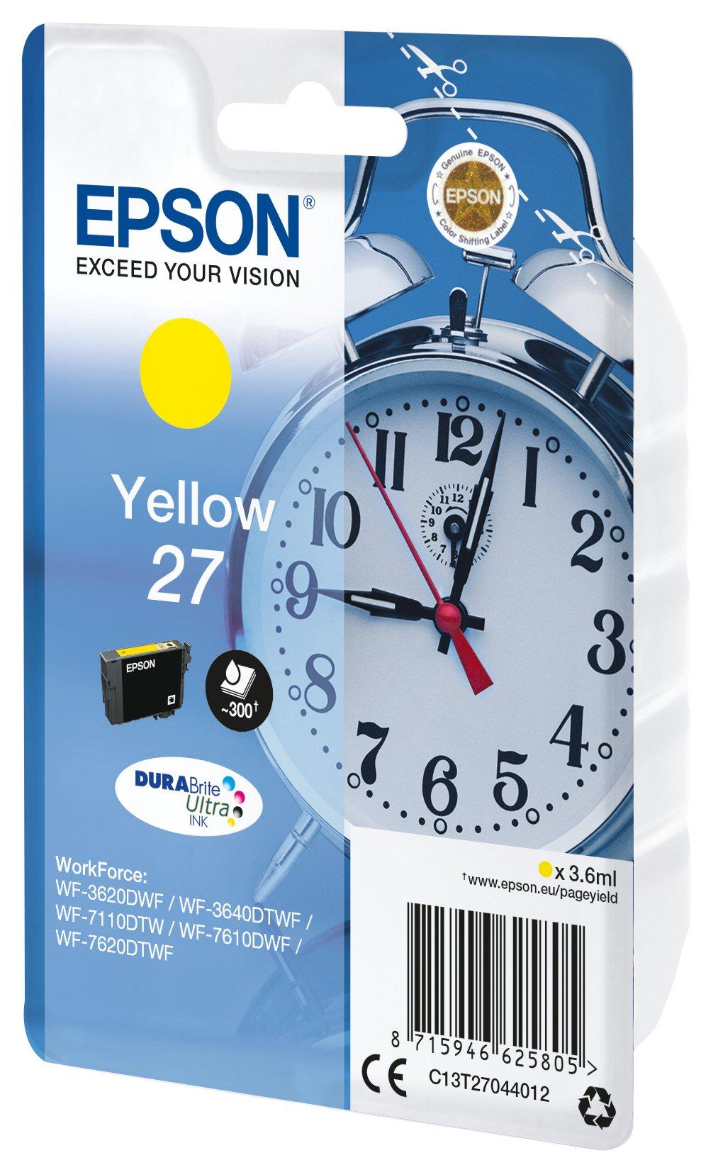 EPSON  EPSON Tintenpatrone yellow T270440 WF 3620/7620 300 Seiten 