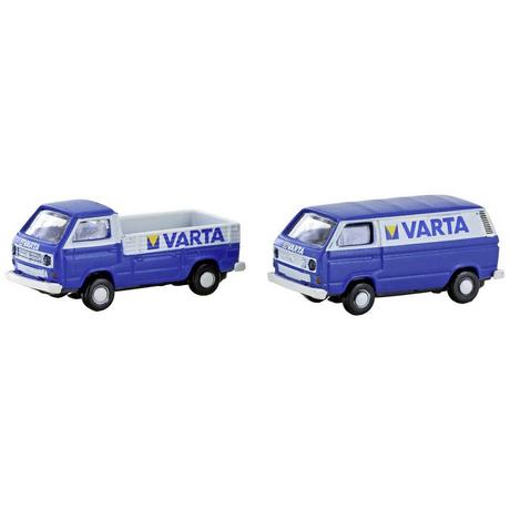 Minis by Lemke  N PKW Modell Volkswagen T3 2er-Set VARTA 