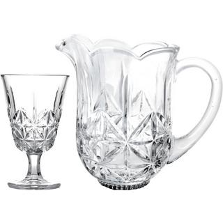 Wolff Set aus 6 Gläsern und Krug  