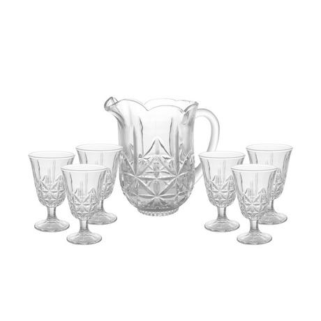 Wolff Set aus 6 Gläsern und Krug  