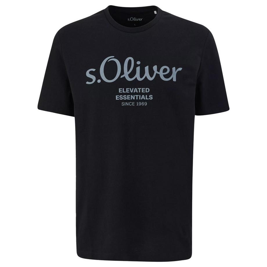 s. Oliver  T-Shirt  4er Pack Bequem sitzend-Logo T-Shirt 