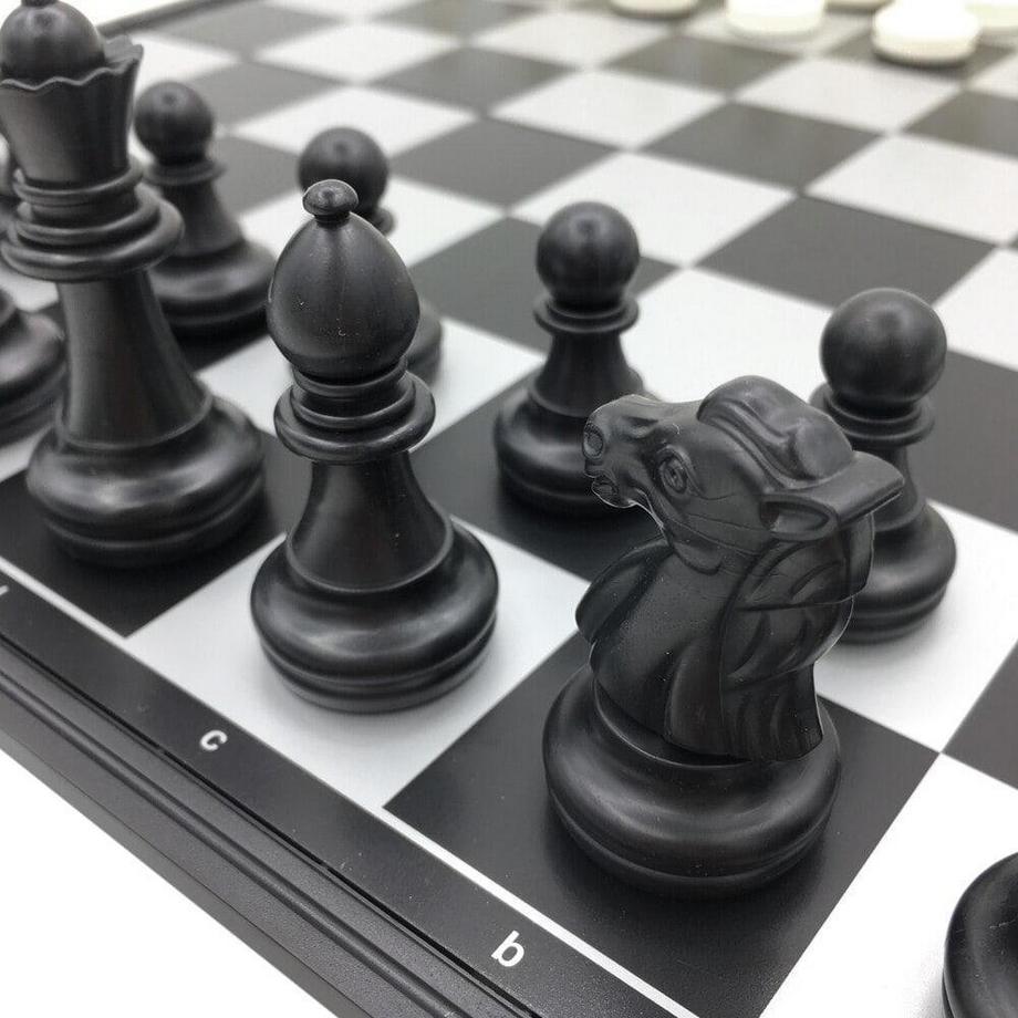 Gameloot  3-in-1-Spielset, Schach - Backgammon - Dame 