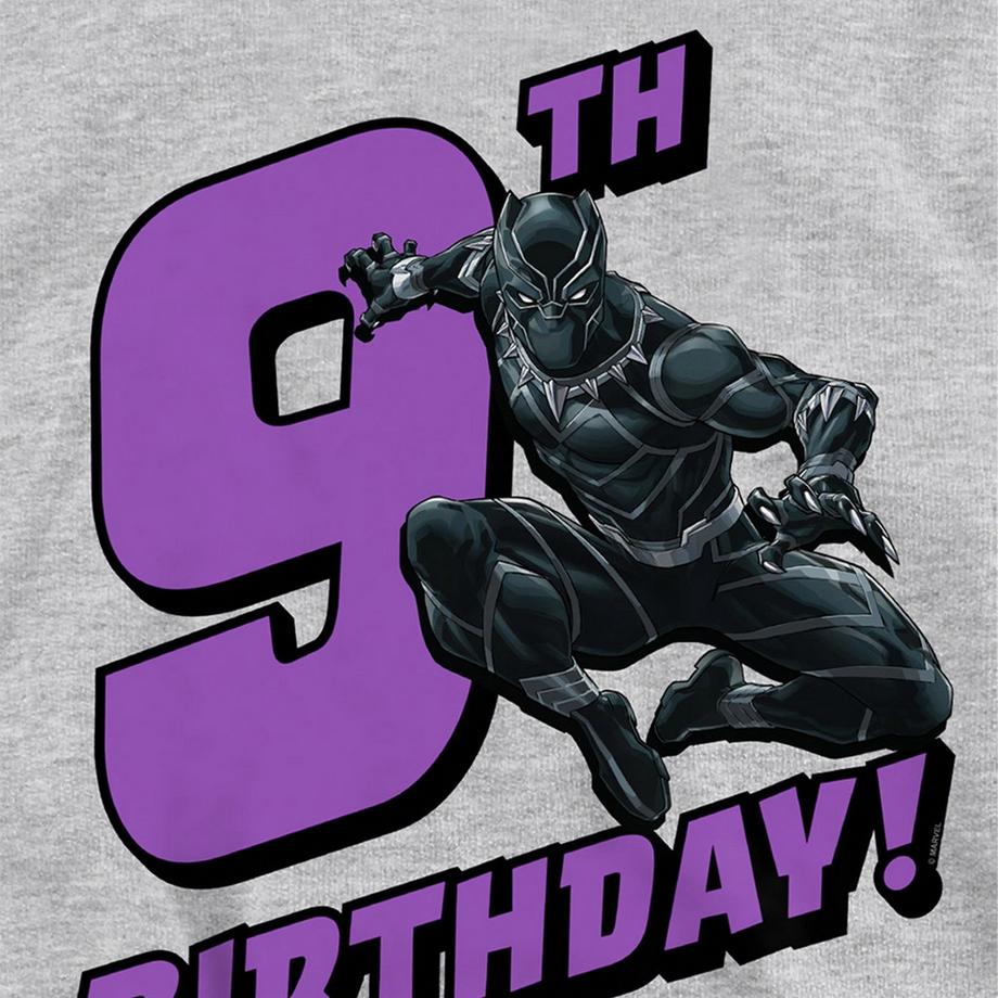 MARVEL  Felpa Con Cappuccio Nono Compleanno Pantera Nera Erica Da Indossare 