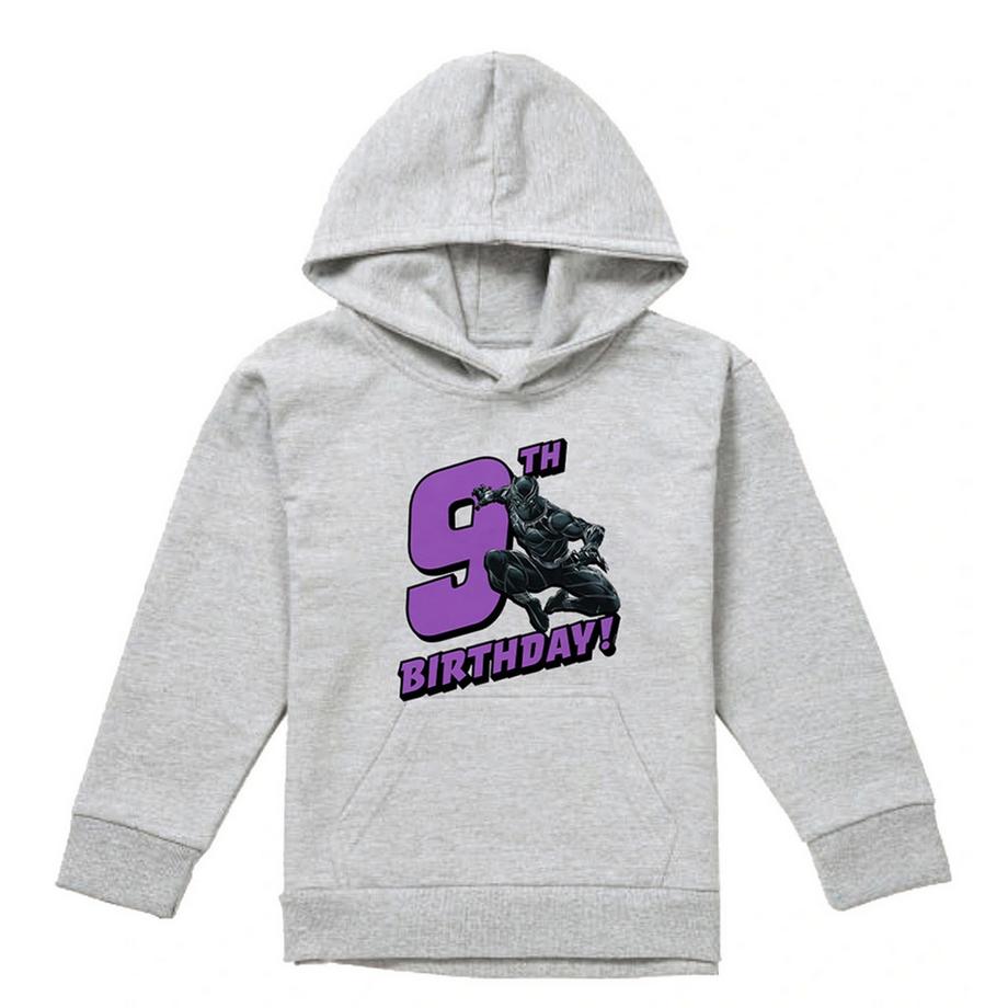Sweat À Capuche 9ème Anniversaire Motif Black Panther