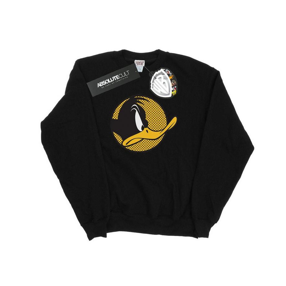 LOONEY TUNES Daffy Duck Face Sweatshirt  