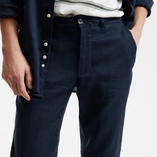 La Redoute Collections Pantaloni in lino Regular Fit  
