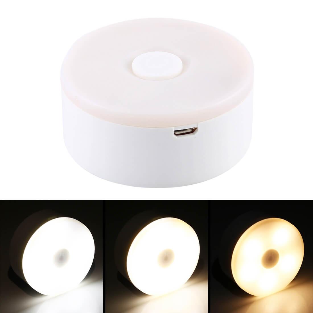 Cover-Discount Lot de 2 lumières LED en 3 couleurs USB  