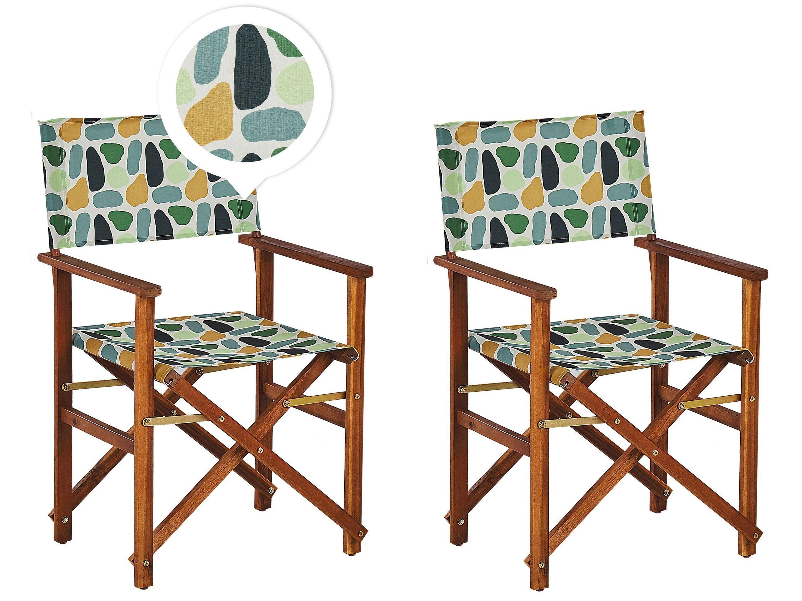 Beliani Set mit 2 Stühlen aus Polyester Modern CINE  