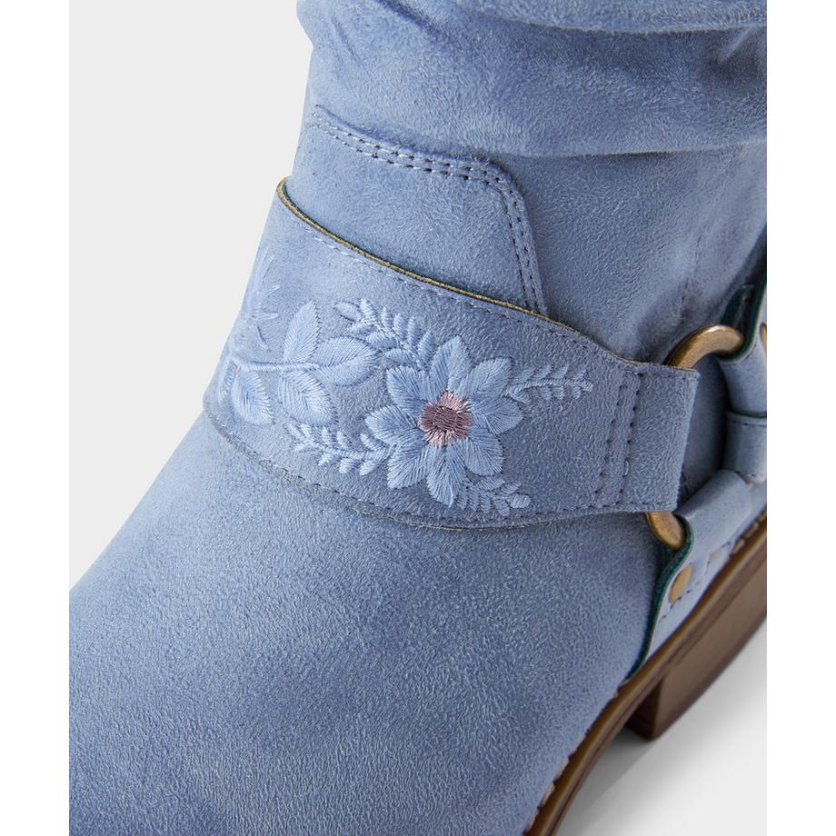 Joe Browns Bestickte Mikrosuede Stiefeletten mit Riemen  