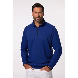 JP1880  Pullover polo di felpa con collo alto con zip, fino alla tg. 8XL 