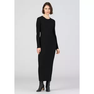 Maxi-Strickkleid mit Rücken-Cut-out
