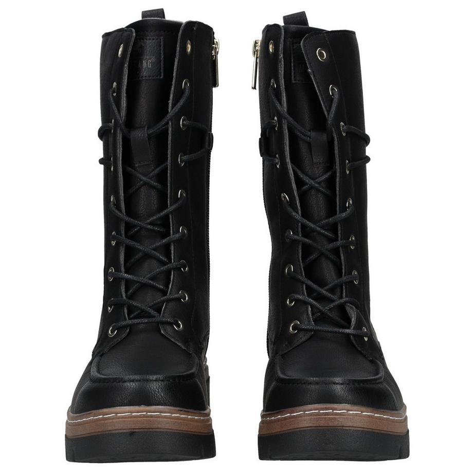 Mustang Bottines à lacets avec doublure chaude  