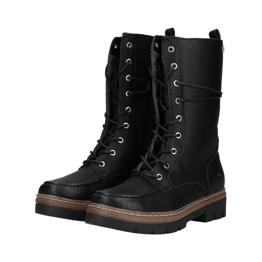 Mustang Bottines à lacets avec doublure chaude  