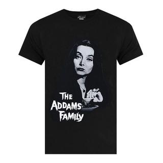 The Addams Family Morticia Addams Grafikdruck Oversized T-Shirt  