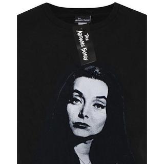 The Addams Family Morticia Addams Grafikdruck Oversized T-Shirt  
