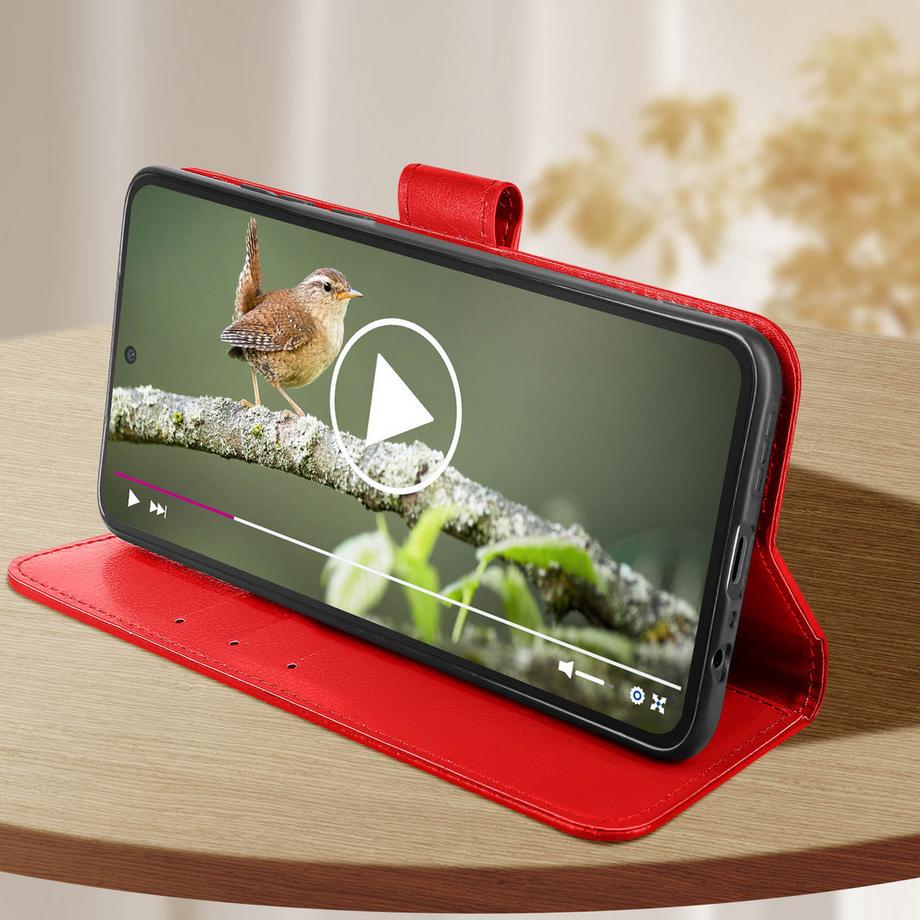 Avizar  Étui Motorola Moto G84 Vintage Rouge 