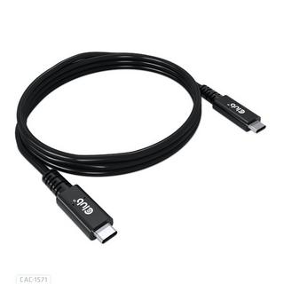 Club3D  CAC-1571 câble USB 0,8 m USB4 Gen 3x2 USB C Noir 