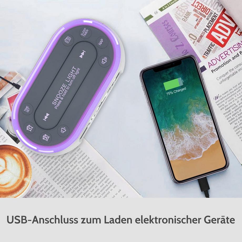 Alopini  Digitaler Radiowecker 