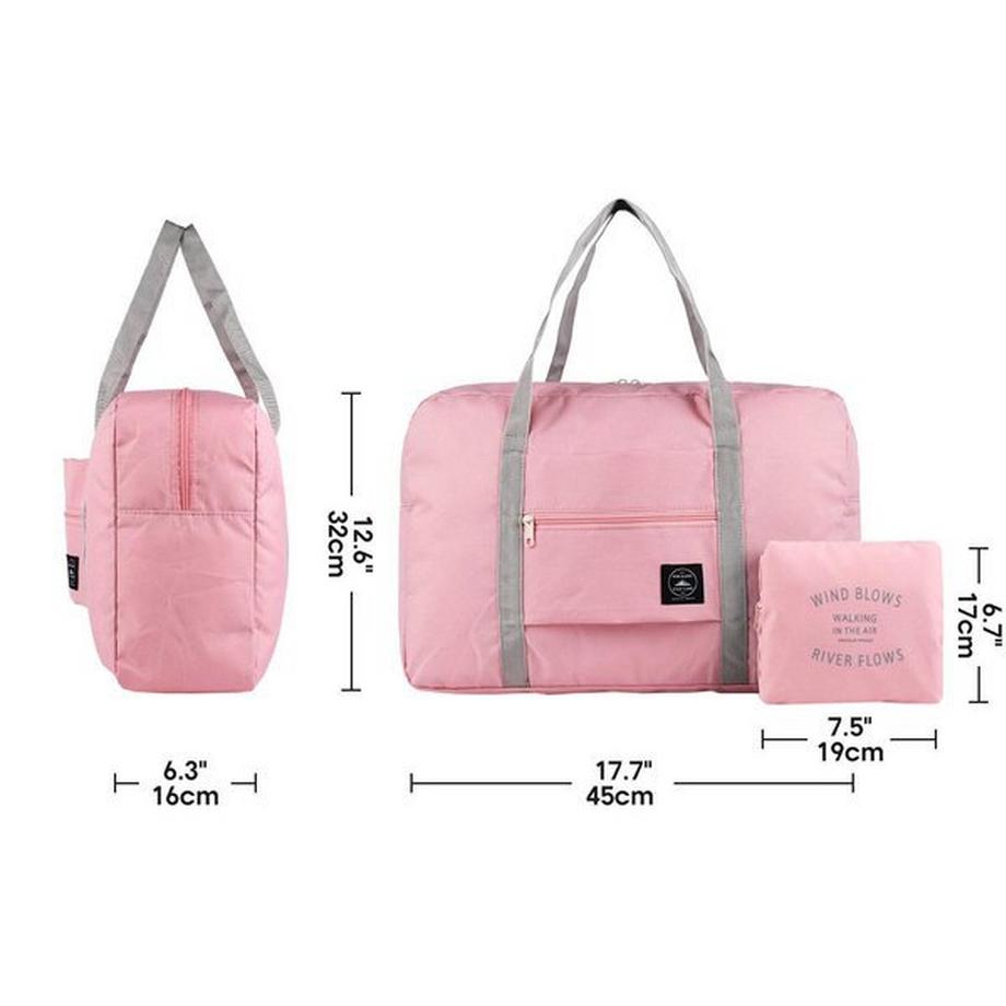 eStore Faltbare Reisetasche Rosa  