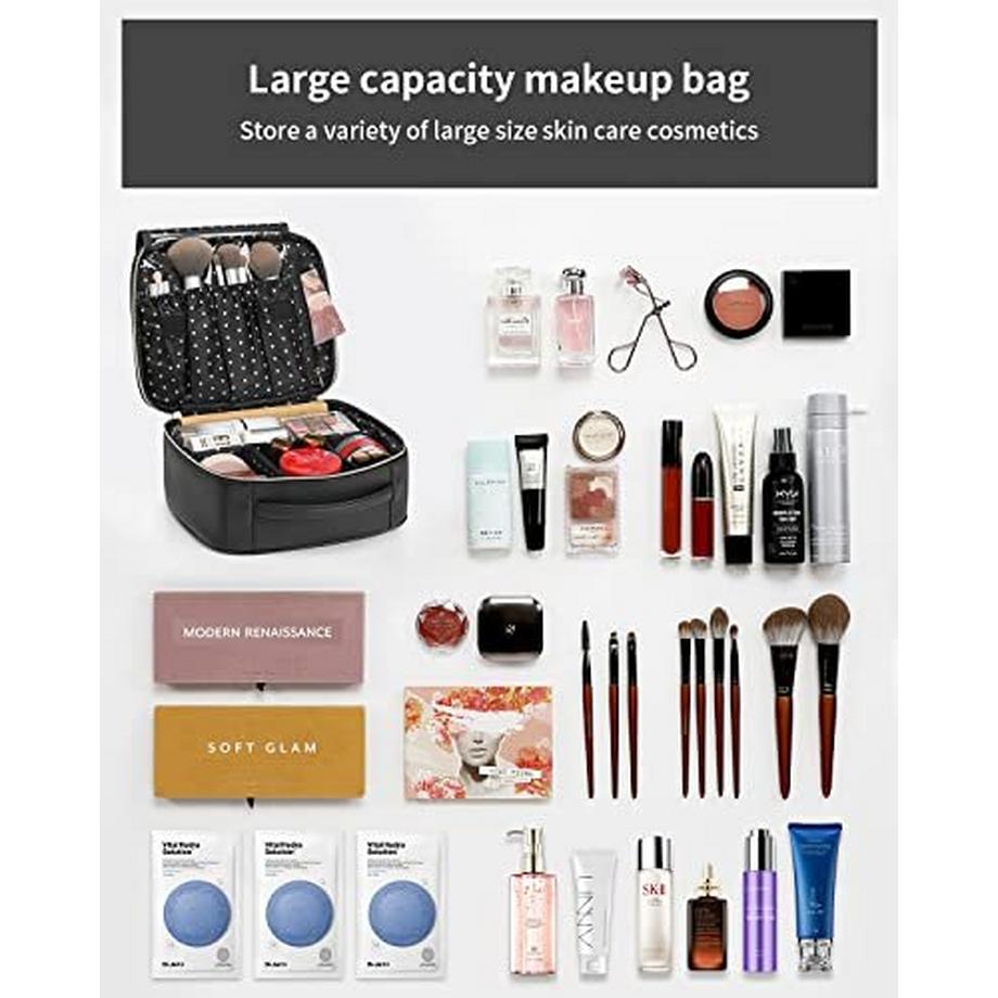 Only-bags.store  Kosmetiktasche-Kosmetikkoffer Große-Schminktasche Makeup-Tasche - Wasserdicht Waschtasche Tragbare 