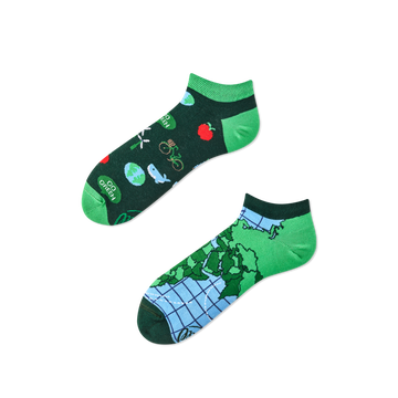 Save the Planet Sneakersocks - Many Mornings