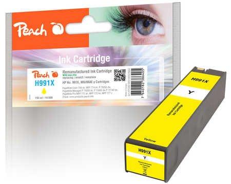 Peach  320666 cartouche d'encre 1 pièce(s) Compatible Rendement élevé (XL) Jaune 