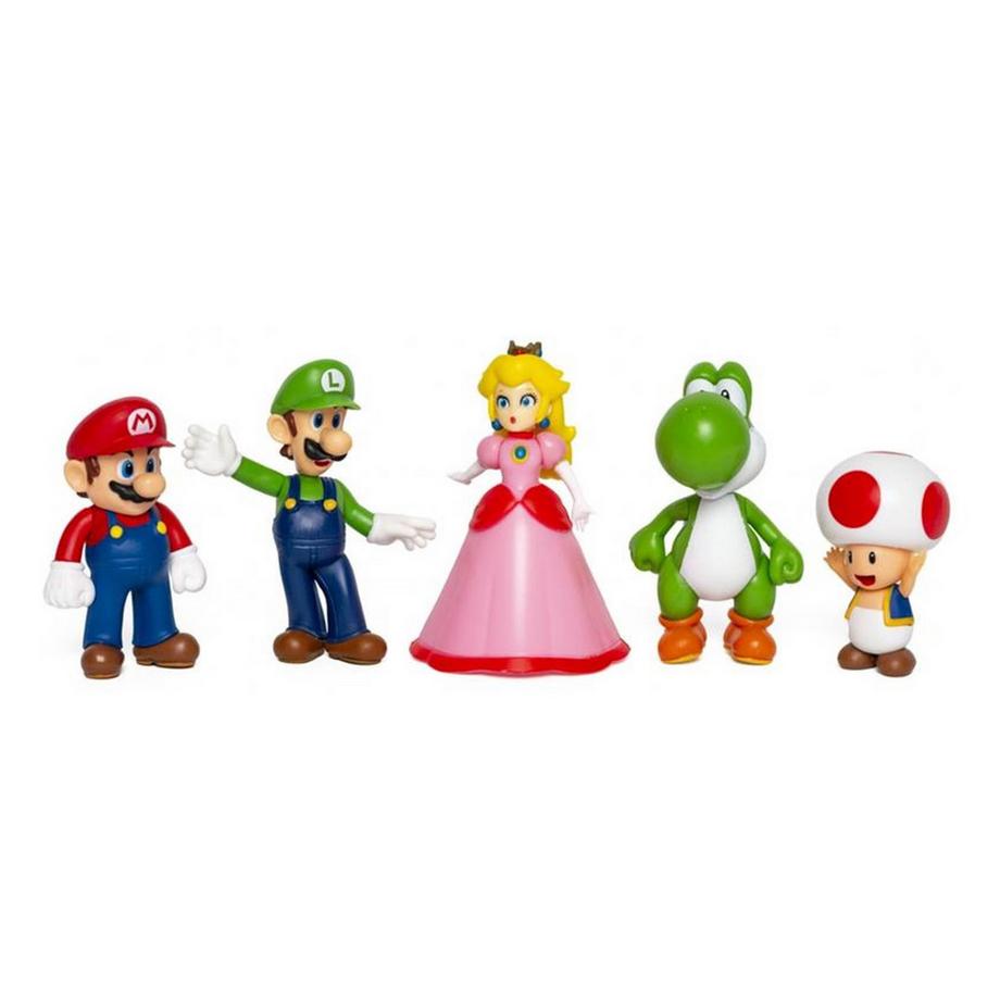 JAKKS Pacific  Super Mario Mario und seine Freunde (5Teile) 
