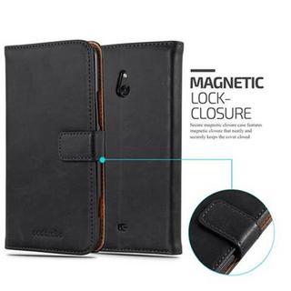 Cadorabo  Housse compatible avec Nokia Lumia 1320 - Coque de protection avec fermeture magnétique, fonction de support et compartiment pour carte 