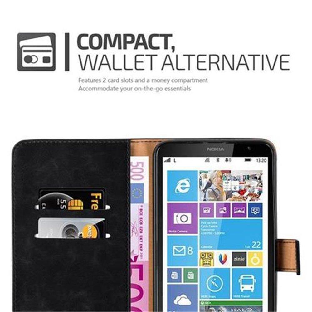 Cadorabo  Housse compatible avec Nokia Lumia 1320 - Coque de protection avec fermeture magnétique, fonction de support et compartiment pour carte 