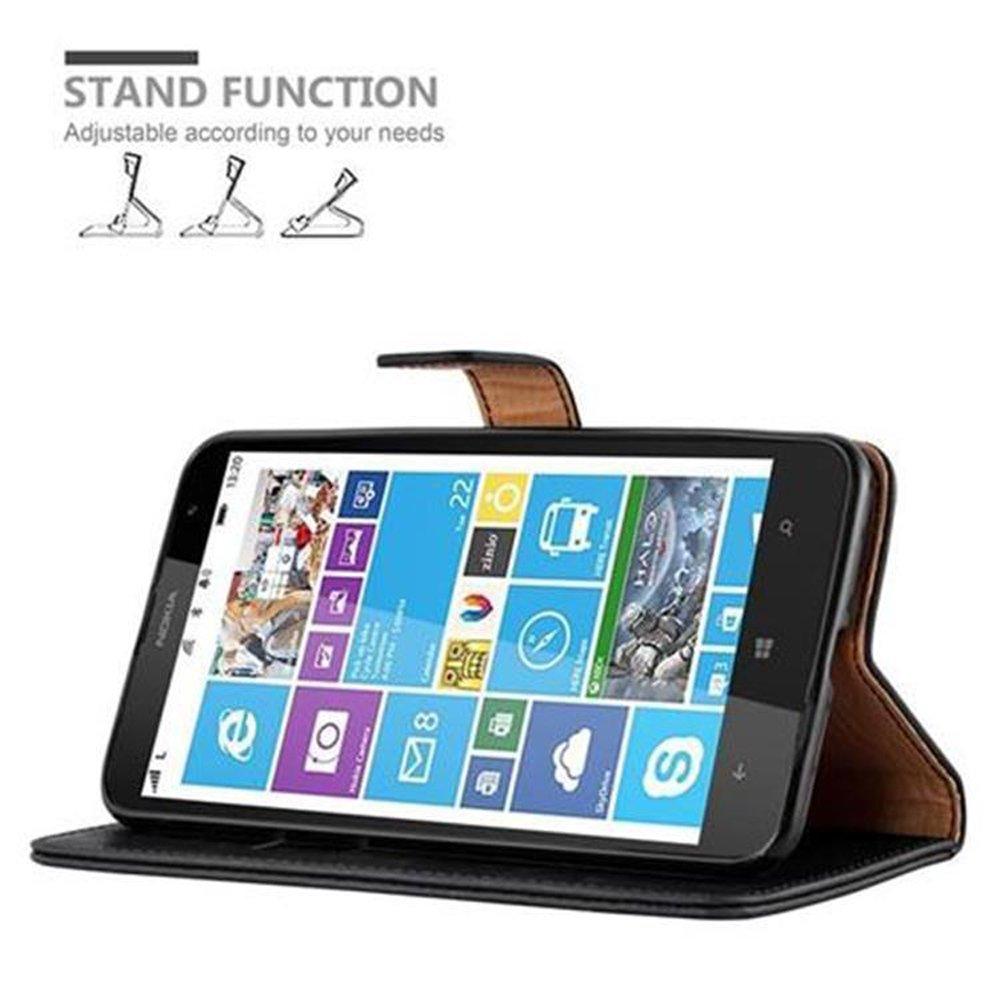 Cadorabo  Housse compatible avec Nokia Lumia 1320 - Coque de protection avec fermeture magnétique, fonction de support et compartiment pour carte 