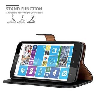 Cadorabo  Housse compatible avec Nokia Lumia 1320 - Coque de protection avec fermeture magnétique, fonction de support et compartiment pour carte 