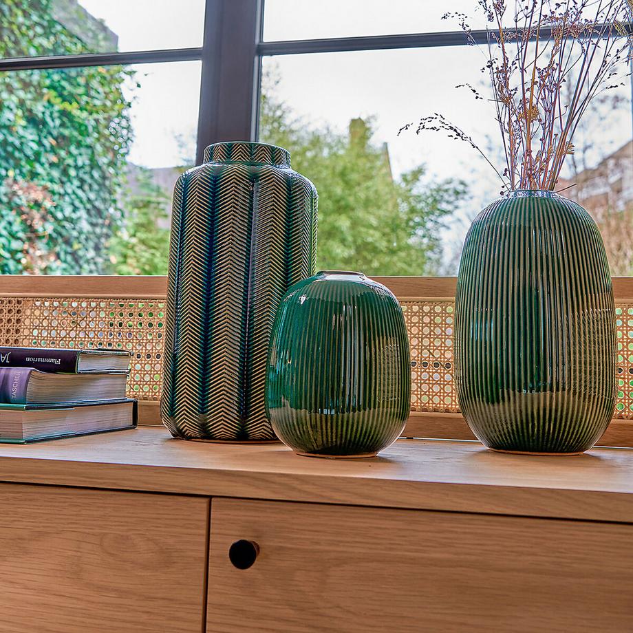 La Redoute Intérieurs Vase Estria aus Keramik  