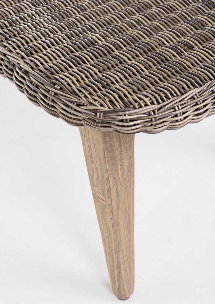 mutoni Table basse de jardin Belen 86x56  