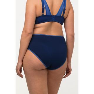 Ulla Popken  Slip midi in confezione da tre con scritta laterale 