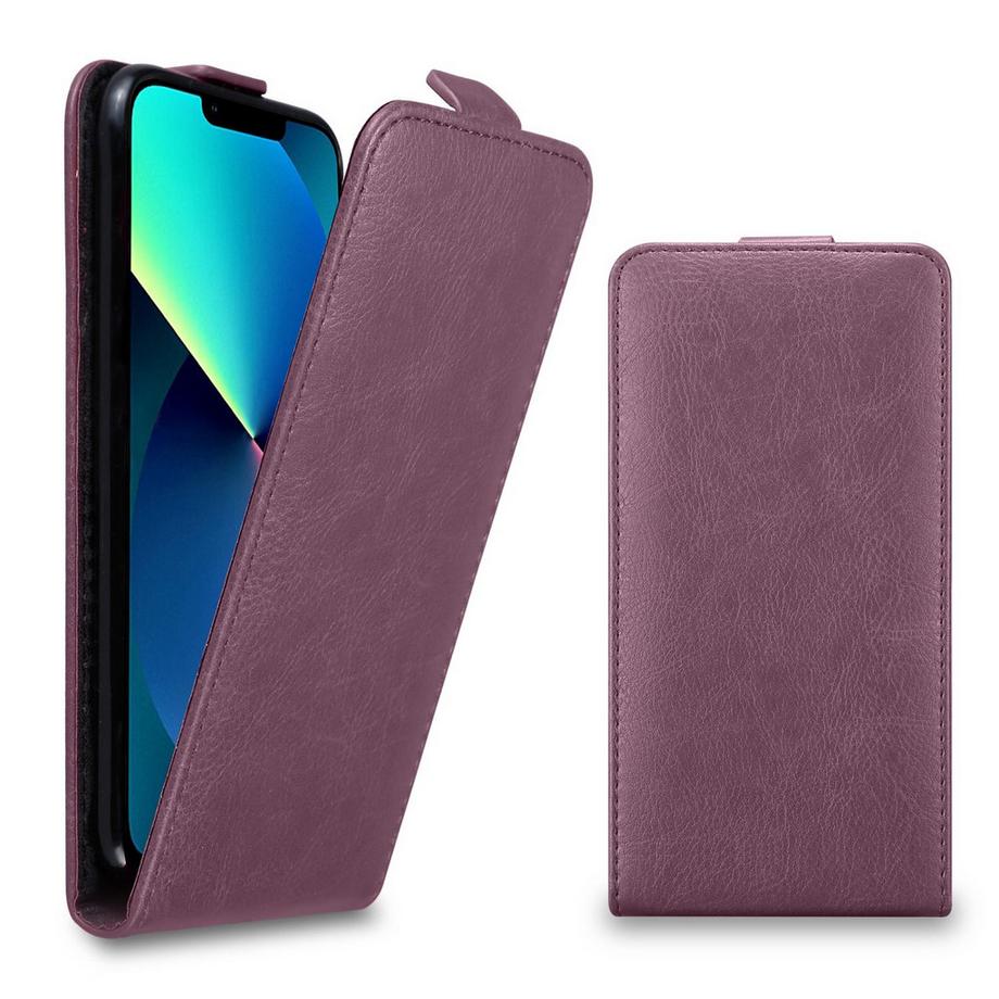 Cadorabo  Cadorabo Hülle kompatibel mit Apple iPhone 13 MINI - Schutzhülle im Flip Design aus glattem Kunstleder 