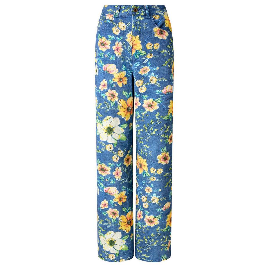 Joe Browns Weit geschnittene Jeans mit Blumenmuster  