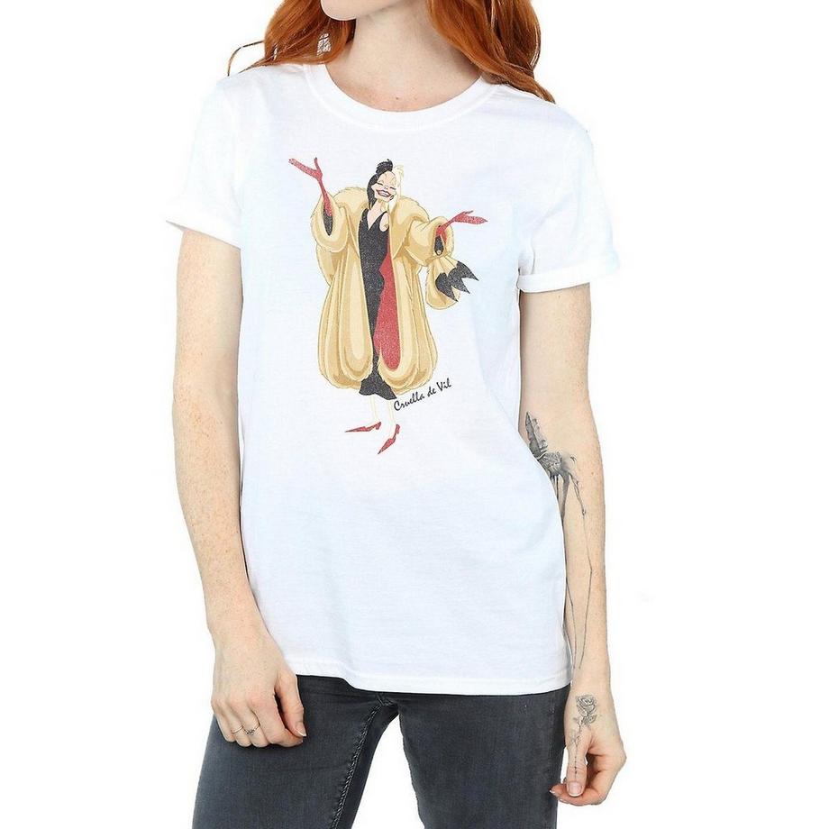 101 Dalmatians Cruella de Vil Grafik Print T-Shirt  