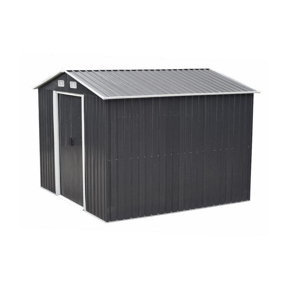 Vente-unique Gerätehaus Gartenhaus - Stahl - 7m² - MANSO  