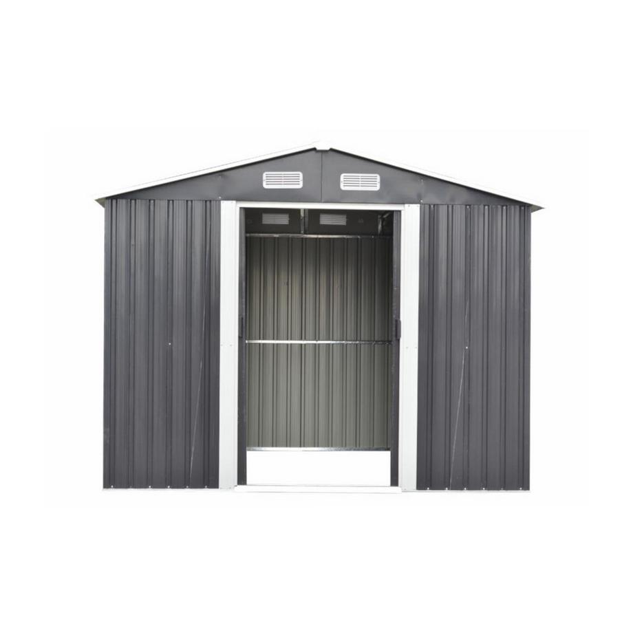 Vente-unique Gerätehaus Gartenhaus - Stahl - 7m² - MANSO  