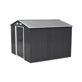 Vente-unique Gerätehaus Gartenhaus - Stahl - 7m² - MANSO  