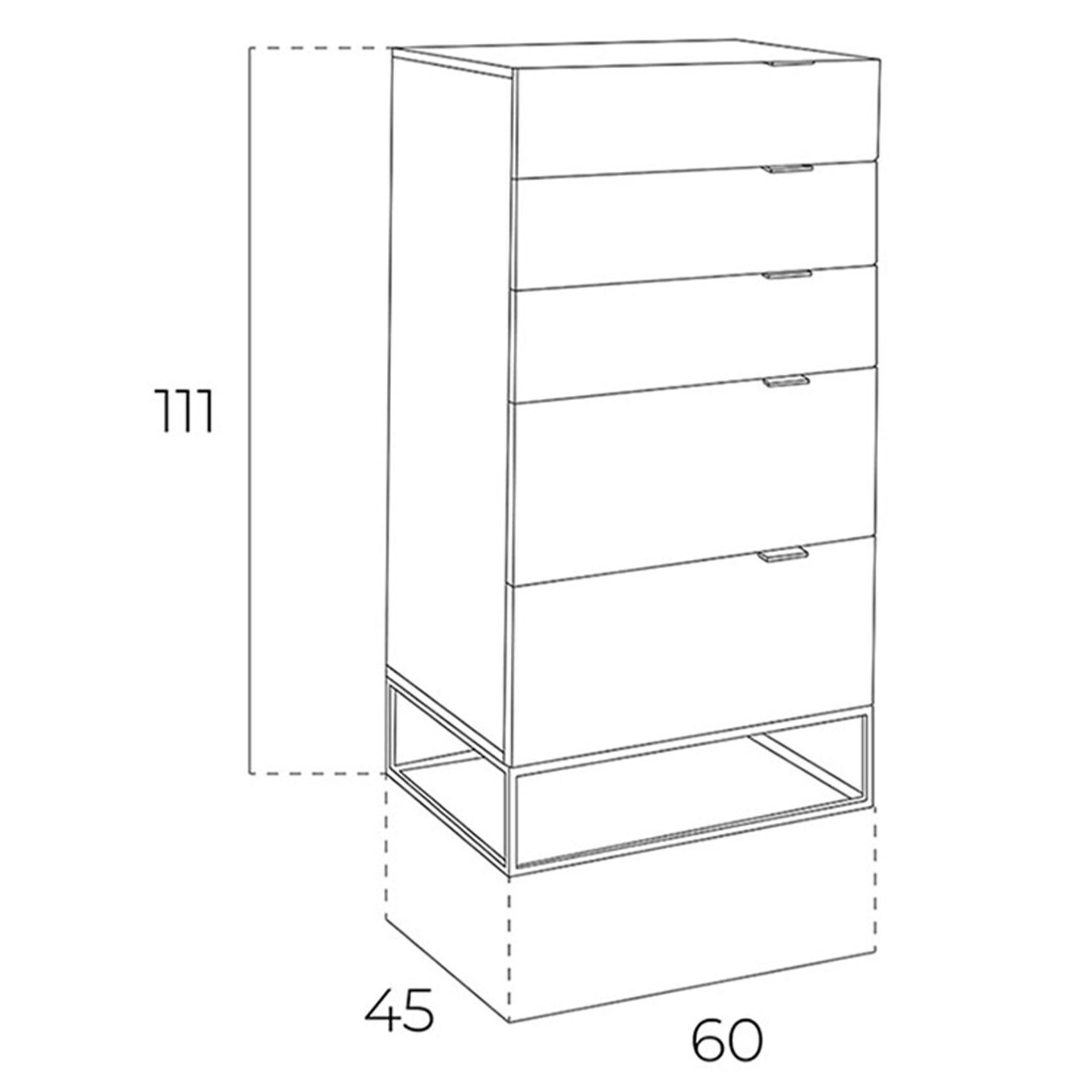 ANGEL CERDA Chiffonieres Holz under Stahl  