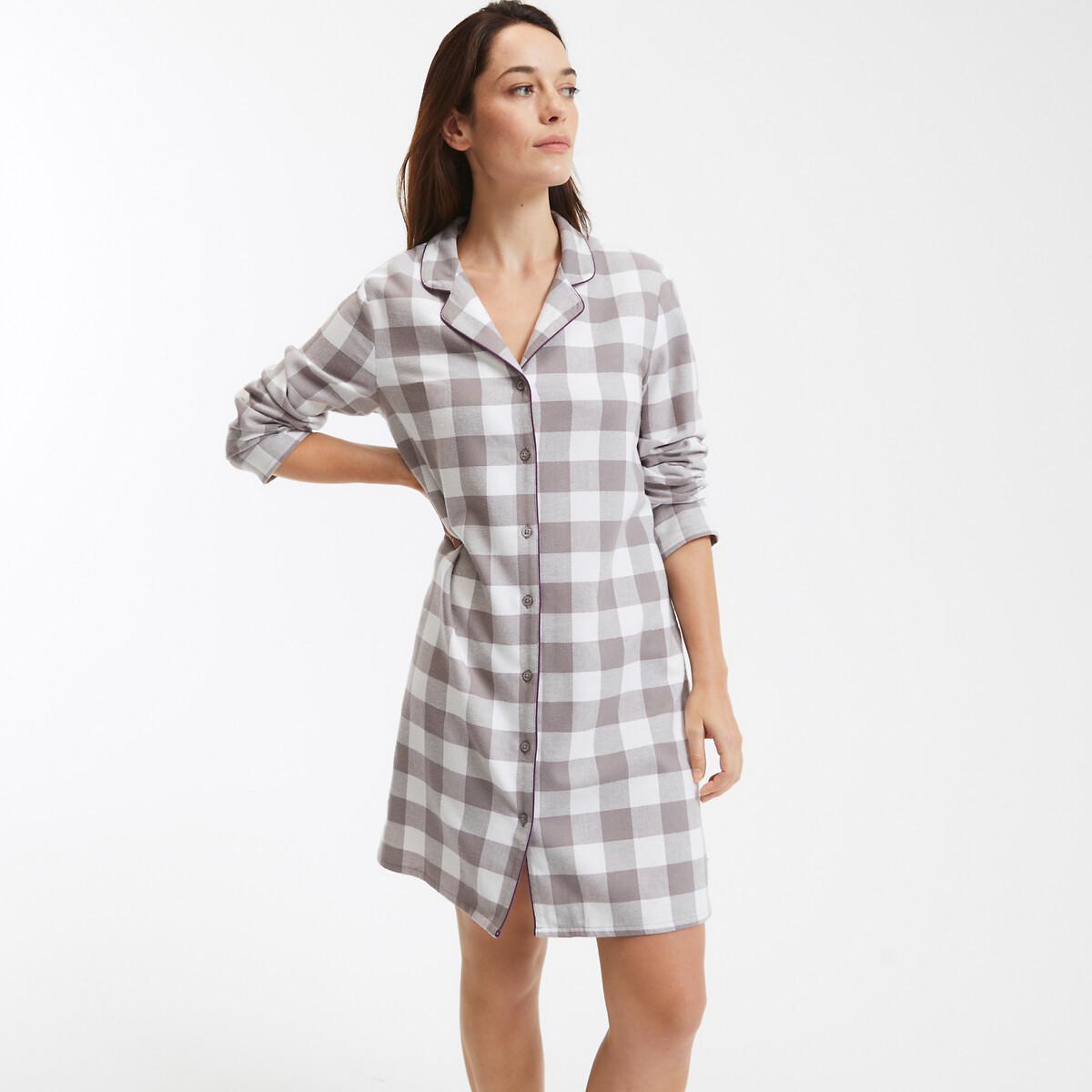 La Redoute Collections  Sleepshirt mit Karomuster 