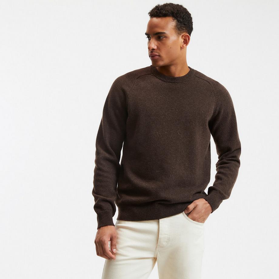 La Redoute Collections Lambswool Rundhals Pullover  