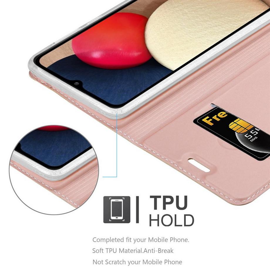 Cadorabo  Hülle für Samsung Galaxy A02s Magnetverschluss, Kartenfach 