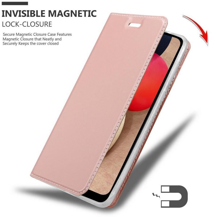 Cadorabo  Hülle für Samsung Galaxy A02s Magnetverschluss, Kartenfach 
